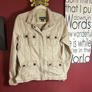 Eddie Bauer Beige Utility Jacket